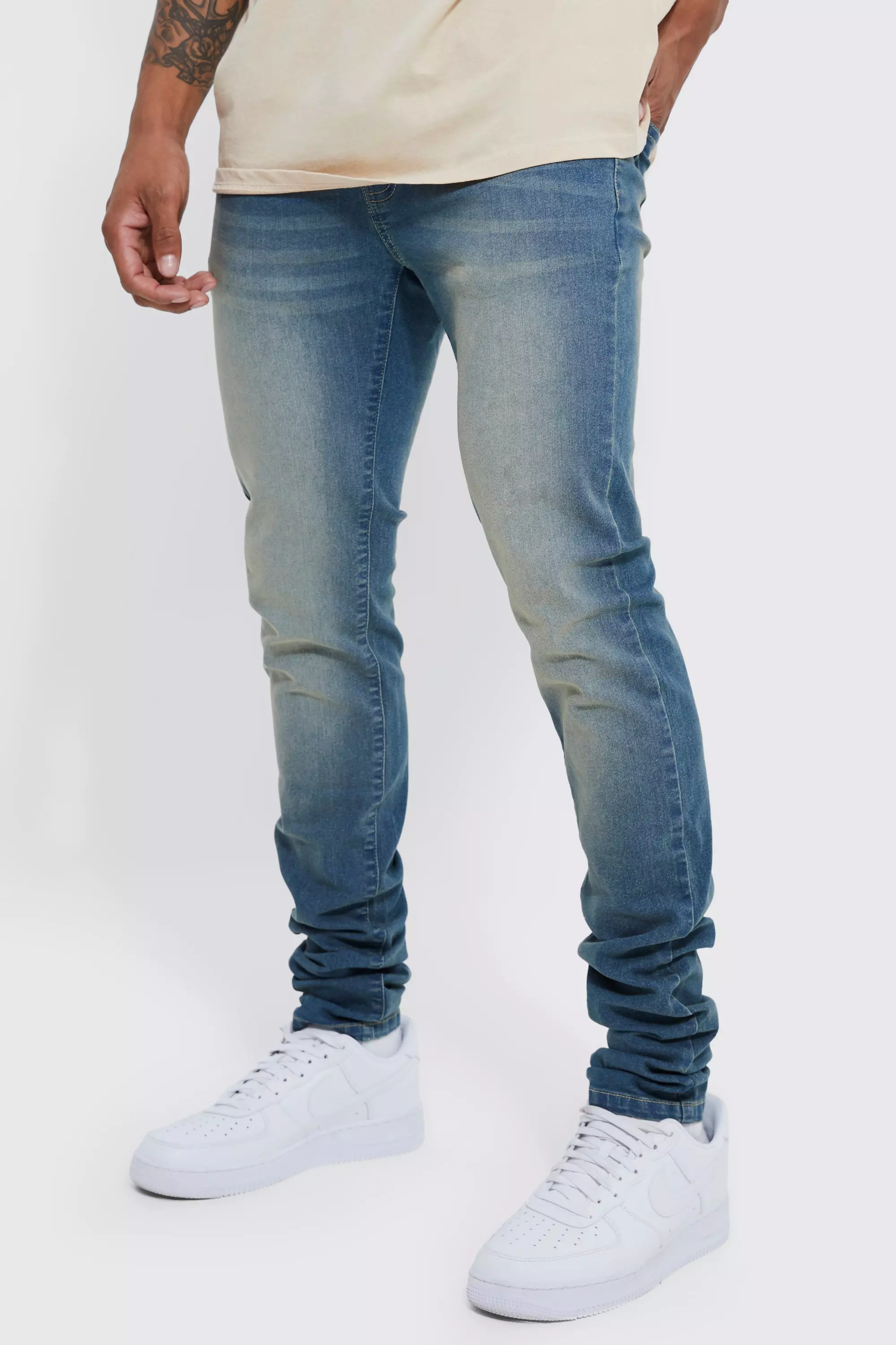 Men's extreme super skinny sales jeans